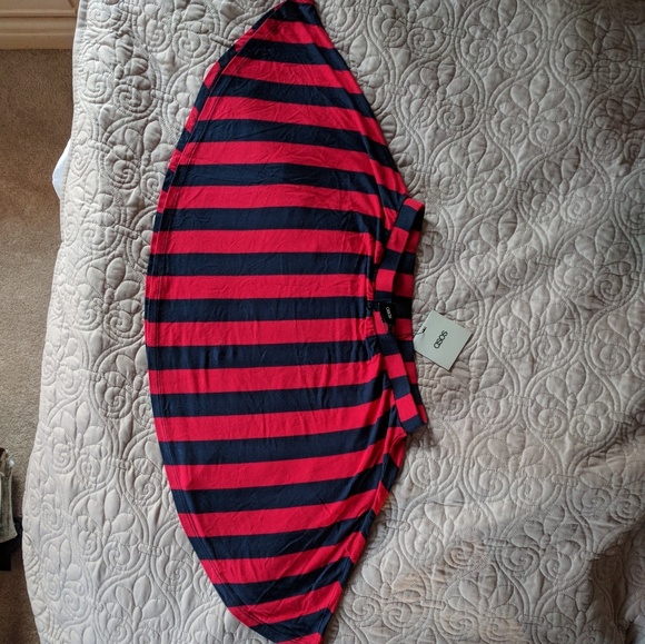 NWT ASOS striped skater skirt 6 - Picture 5 of 7